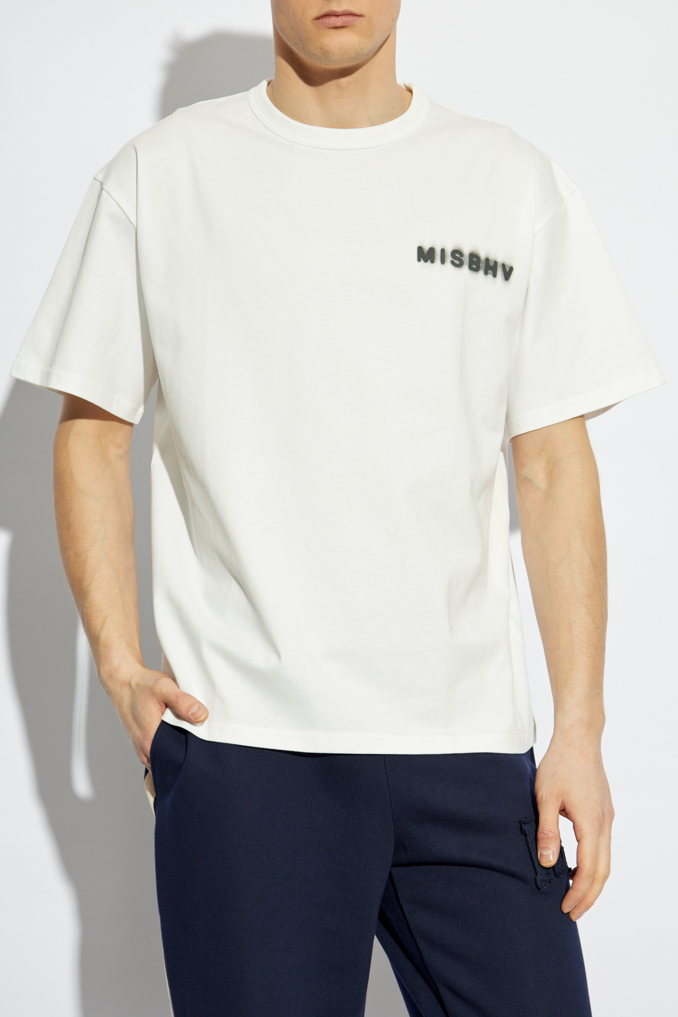 White T-shirt with logo MISBHV - Vitkac AS